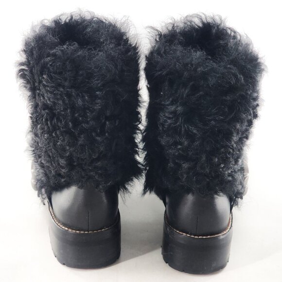 COACH Leighton Bootie Shearling Lamb Fur - Picture 5 of 9